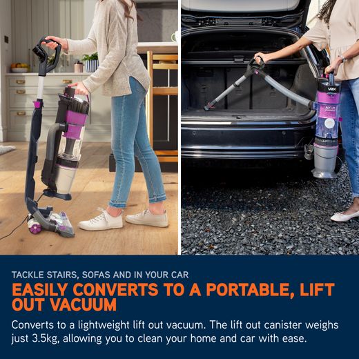 Vax Air Lift Steerable Pet Max UCPMSHV1 Upright Vacuum Cleaner - Annotation - Easily converts